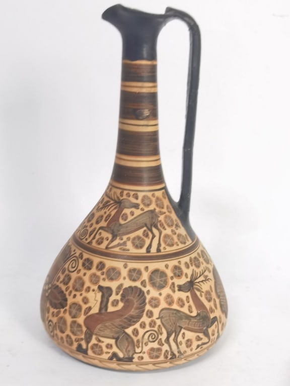 Dinoshoe Cozinthian Hand Made Copy by "Amphora": Dinoshoe Cozinthian Hand Made Copy by "Amphora" Shop, Greece, 9.25in