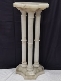 Vintage Italian Marble Column Pedestal