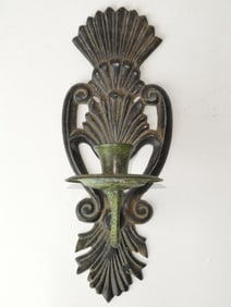 Vintage Cast Iron Wall Sconce