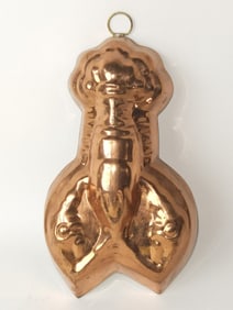 Vintage Copper Lobster Shape Mold