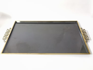 Vintage Black Iron Tray