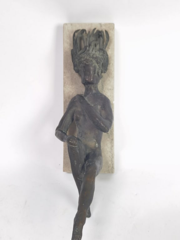 Contemporary Bronze Woman Sculpture: Contemporary Bronze Woman Sculpture, 10in