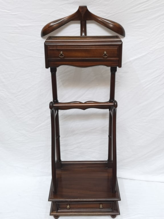 Vintage Mahogany Valet Stand (1 of 7)