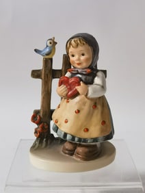 1964 Goebel Hummel Porcelain "Sweet Greeting" Figu