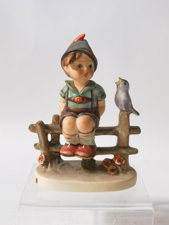 1988 Goebel Hummel Porcelain "Wayside Harmony" Fig: 1988 Goebel Hummel Porcelain "Wayside Harmony" Figurine, 5 1/8in