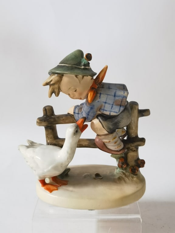 Goebel Hummel Porcelain "Barnyard Hero" Figurine: Goebel Hummel Porcelain "Barnyard Hero" Figurine, 6in