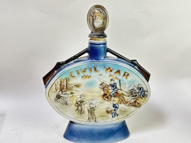 1961 Regal China Civil War Whiskey Decanter