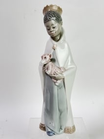 Vintage Lladro Spain Porcelain King Balthazar
