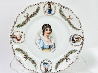 Vintage Prov Sxe Es Germany Porcelain Portrait Ple