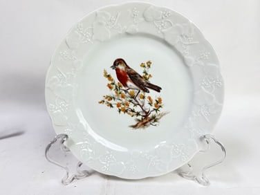 Vintage Lierre Sauvage CNP France Porcelain Bird e