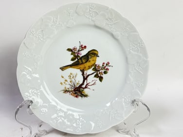Vintage Lierre Sauvage CNP France Porcelain Bird e