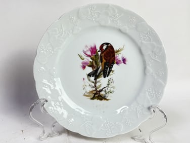 Vintage Lierre Sauvage CNP France Porcelain Bird e