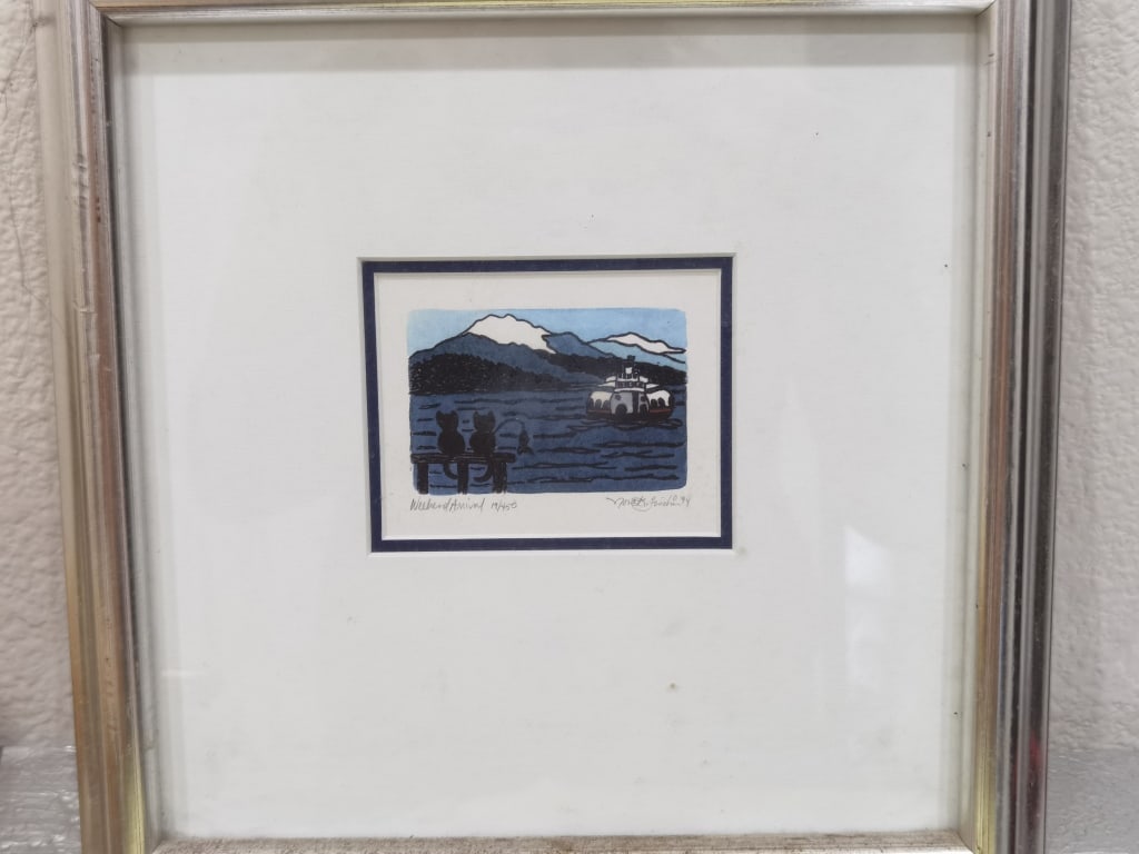 1994 "Weekend Arrival" Print, By Nora K. Frichi (1 of 4)