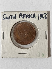 1955 South Africa 1/2 Penny