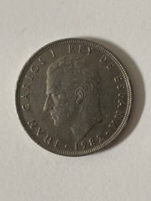 1982 Spain 25 Ptas Coin