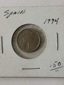 1994 Spain 5 Ptas Coin