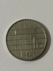 1982 Netherlands 1 Gulden Coin