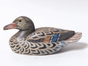 Vintage Hand Painted Wood Duck Decoy