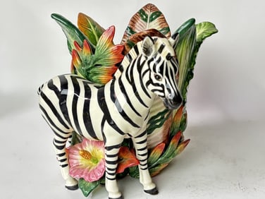 Vintage Fitz & Floyd Classics Porcelain Jungle Zeb