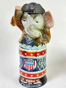 1976 Jim Beam Republican Elephant Decanter