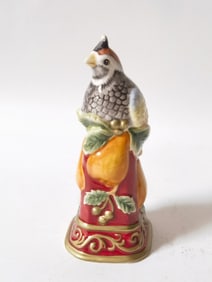 Vintage Fitz & Floyd Porcelain Partridge Bell