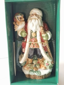 2001 Vintage Fitz & Floyd Porcelain Christmas Lodg