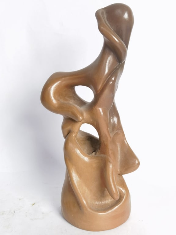 Vintage Zito Macaiba Freeform Pottery Sculpture: Vintage Zito Macaiba Freeform Pottery Sculpture, 12in