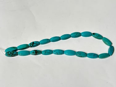 Group of Reinforced Turquoise Beads
