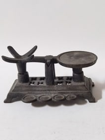 Vintage Miniature Cast Iron Table Scale Toy