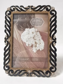 Bombay Collecion Enameled Crystal Photo Frame