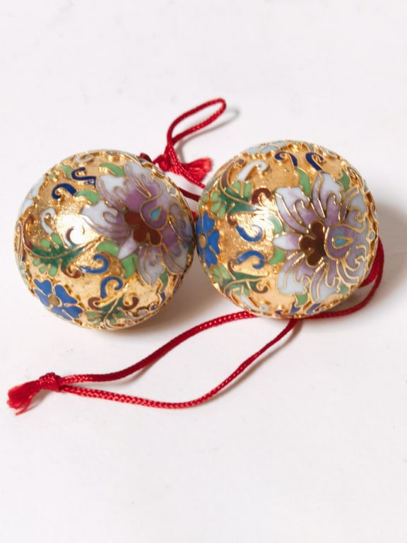 (2) Cloisonne Ornaments (1 of 3)
