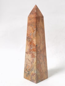 Vintage Soapstone Carved Obelisk