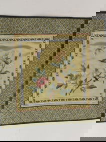 Chinese Bird and Flowers Embroidery