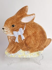 Vintage Kate Williams Porcelain Bunny Plate