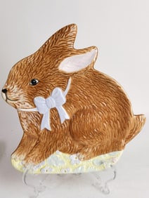 Vintage Kate Williams Porcelain Bunny Plate