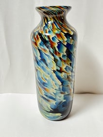 2005 Signed Contemporary Art Glass Vase