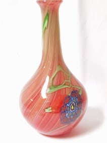Vintage Murano Italy Millefiori Pulled Swirl Glass