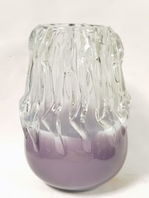 Vintage Murano Italy Salviati Grande Vase