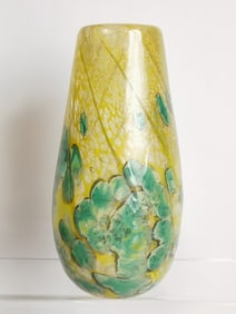 Vintage Signed "Evren" Art Glass Vase