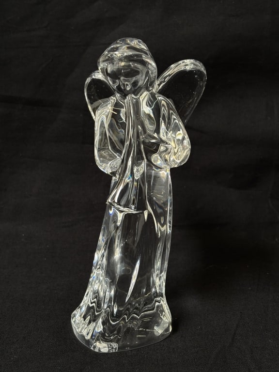 Vintage Baccarat France Crystal Angel: Vintage Baccarat France Crystal Angel, 6.5in