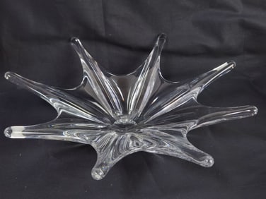 Vintage Baccarat France Crystal Star Dish