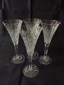 (4) Waterford Crystal Kilbarry Wine Glasses