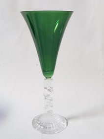 Green Noel Wine Glass