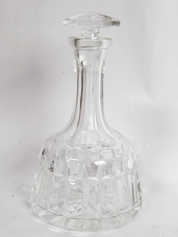 Vintage Crystal Decanter: Vintage Crystal Decanter, 9.75in