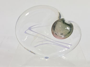 1998 Lawin Art Glass Vase Paperweight