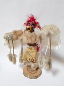Navajo Indian "Red Tail Hawk" Kachina by Routa L.