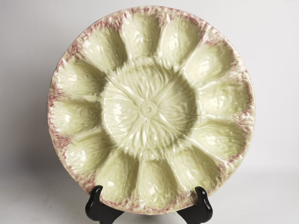 Olfaire Portugal Porcelain Yellow Cabbage Deviled (1 of 3)