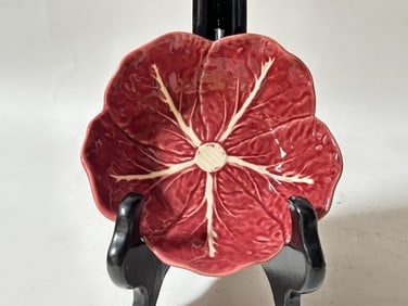 Bordallo Pinheiro Porcelain Red Cabbage Dish
