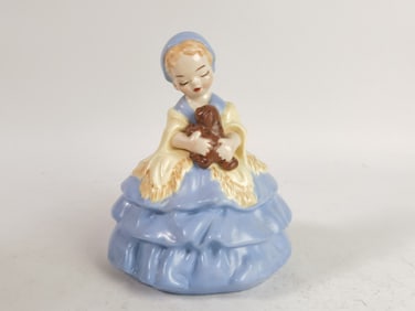 Vintage Porcelain Girl Figurine