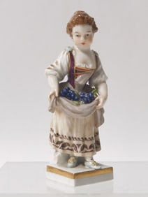 Meissen Germany Porcelain Maiden Figurine